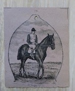 BILET WEJŚCIA NA WYŚCIGI KONNE, 1930 ROK