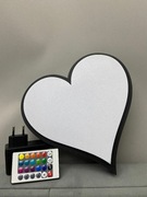 Lampka LED w kształcie serca – RGB