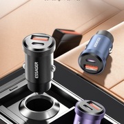 Ładowarka samochodowa USB, typ-C Essager 30W