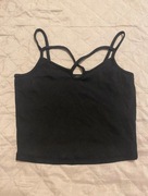 Crop top czarny 
