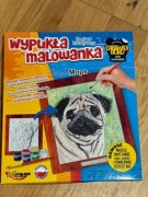 Wypukła malowanka dla dzieci kolorowanka Mops  Nowa, nieotwierana
