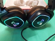 Słuchawki G-LAB KORP RADIUM RGB idealny stan 