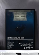 Billie Eilish Hit me hard and soft plakat album a3 w ramce obraz poster