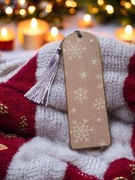 Zakładka świąteczna różowa