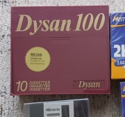10x Dyskietka 5.25 Dysan100 MD/2HD - Folia - Formatted For IBM PC AT