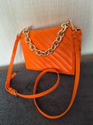 Piękna mandarynkowa chanelka NEW LOOK, stan idealny