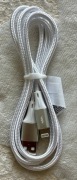 Kabel Lightning biały szybkie ładowanie, mocny