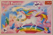 Puzzle Trefl 100 elementów jednorożec 5+