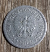 1 złoty z 1966 roku PRL złotówka