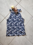 letnia bawełniana koszulka body top bluzka bokserka t-shirt  melanż