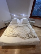 B żowe prześcieradło z poliester 140-200 centymetrów nowe na gumce