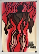 Jan Lenica -Don Giovanni-plakat do opery Mozarta z 1976