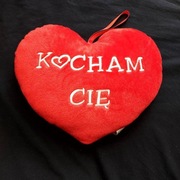 Zabawka, maskotka, poduszka KOCHAM CIĘ