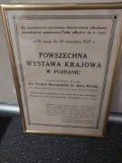 TARGI POZNAŃSKIE ULOTTKA 1929 ORYGINAŁ MOŚCICKI PIŁSUDSKI 