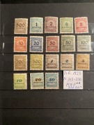 NIEMCY D. REICH Mi 313-330 MNH**