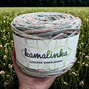 Sznurek bawełniany bez rdzenia KamaLINKA MELANŻ 5mm 100m