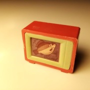 Temperówka PRL Telewizorek