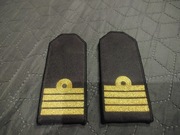 Pagony, oznaczenia stopni, naramienniki na koszulę MW, kapitan, nowe