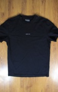 T-shirt Selected Homme r. M męski czarny krótki rękaw bawełniany 