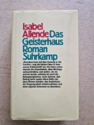 Książka powieść "Das Geisterhaus" autorka Isabel Allende 