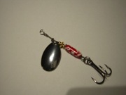 Błystka obrotowa Indiana nr.2 srebrna 4g okoń kleń jaź