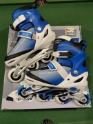 Rolki regulowane SMJ sport BS-901MA Boy niebieskie r.38-41