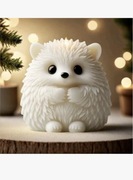 Duży JEŻYK forma silikonowa 9.5*9 do odlewów Świec Mydła Gipsu Czekolady 