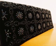 KOPERTÓWKA aksamitna z koralikami