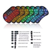 Mini klawiatura mysz bezprzewodowa 2.4GH 7 kolorów