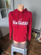 Hollister bluza damska z kapturem S czerwona kangurka