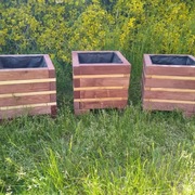 Promocja !!!Donice drewniane 3 sztuki za 150 zł