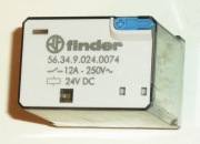 Przekaźnik 56.34.9.024.0074 FINDER 24 VDC 250V 12A