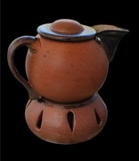 Czajniczek w stylu Vally Wieselthier, sygnowany i numerowany, lata 50-te