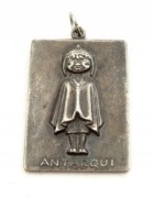 Brelok / breloczek do kluczy / wisior metalowy z PERU 1956-1968 r. vintage