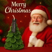 Świeczka handmade |pachnąca choinka