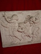 Gipsowa płaskorzeźba 3D