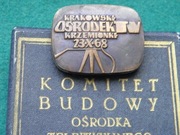 Plakieta pamiątkowa "Krakowski Ośrodek TV Krzemionki 23.X.68",