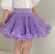 Spódniczka z falbankami fiolet
