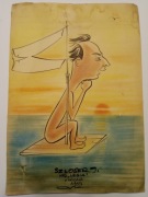 EDWARD AŁASZEWSKI karykatura Jerzy Szloser