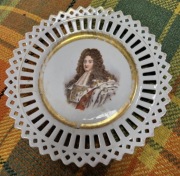 Ludwik XV . Talerz ozdobny.