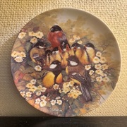 Talerz ozdobny Ptaki Singstunde der Meisen