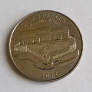 Panama 0,5 balboa, 2012 Panamá Viejo - Królewski dom