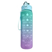 BUTELKA NA WODĘ BIDON Z MIARKĄ Z PODZIAŁKĄ 1000ML 1L