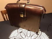 Torba na dokumenty i laptopa, skóra, męska.