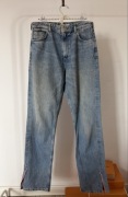 Zara jeansy z rozcięciami tinted jeans M spodnie