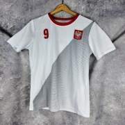Koszulka Lewandowski 9 Polska dziecięca 152 sportowa Nowa