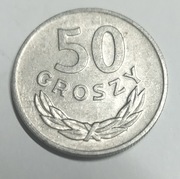 Moneta 50 groszy  1984 rok nie czyszczona 