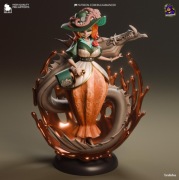 Figurka druk 3D żywica 12K " Rum Baba - F1103 " - 258 mm