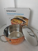 Garnek premium z powłoką miedzianą 5l