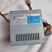 Zasilacz ATX Codegen 250W (Model 250X1) – Linia -5V, Włącznik przelotowy